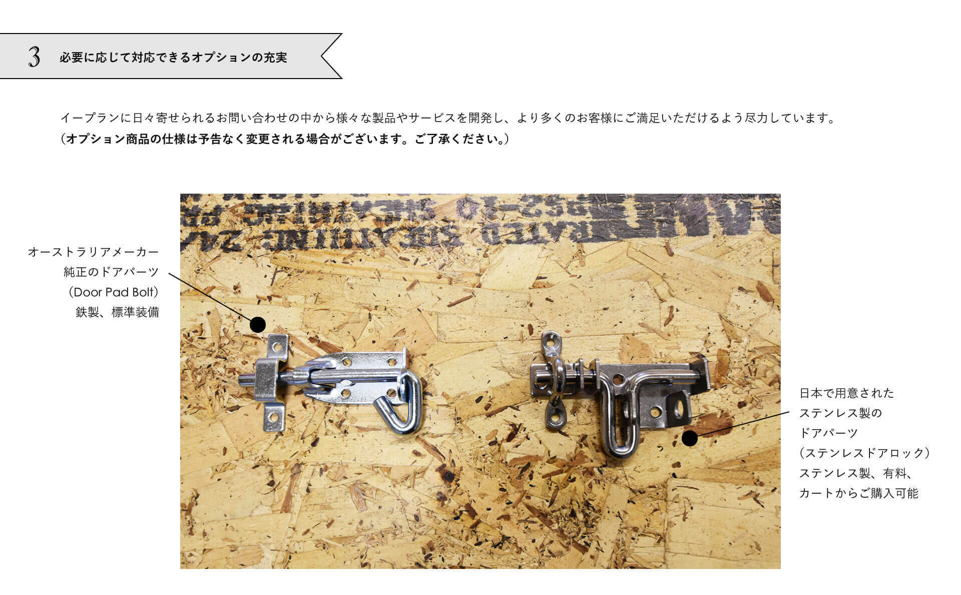施錠について