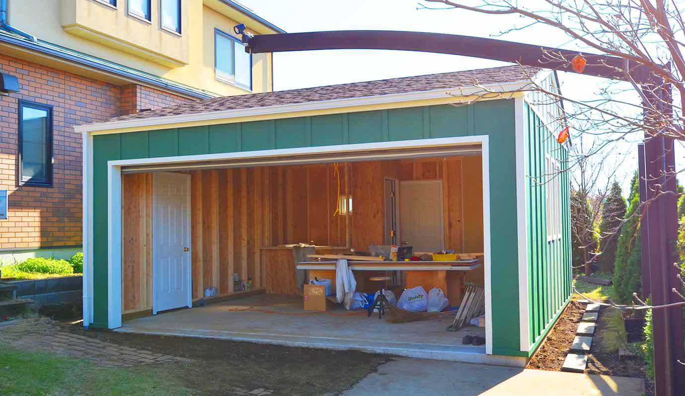 東京都家庭用物置│国際規格の木造建築・ガレージ・車庫・物置・小屋・倉庫なら株式会社イープラン