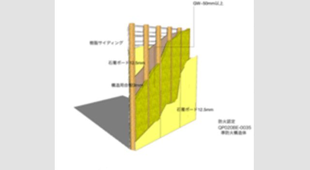 設備プランAの壁断熱イメージ画像