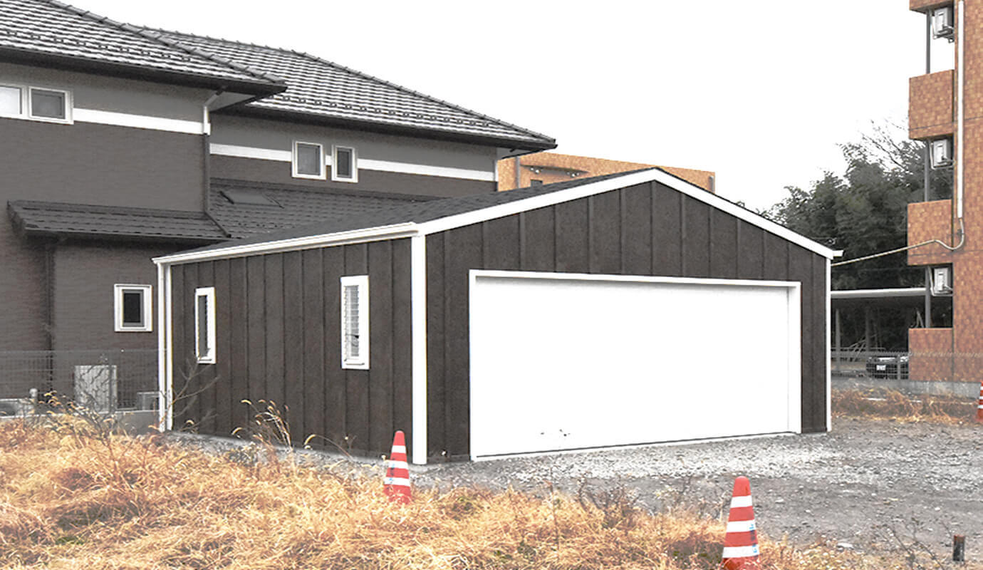 群馬県2台用ガレージ 国際規格の木造建築 ガレージ 車庫 物置 小屋 倉庫なら株式会社イープラン 群馬県2台用ガレージ 国際規格の木造建築 ガレージ 車庫 物置 小屋 倉庫なら株式会社イープラン