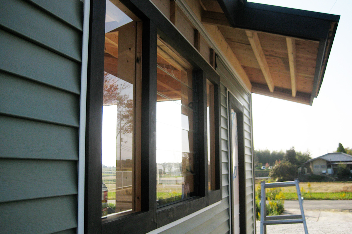 木造ガレージ 施工事例