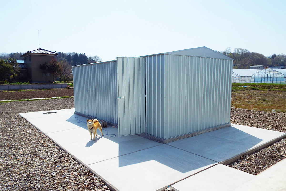 木造ガレージ 施工事例