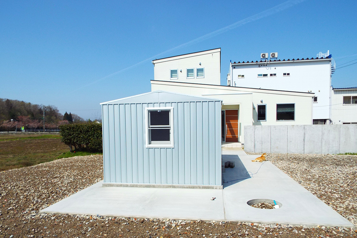 木造ガレージ 施工事例