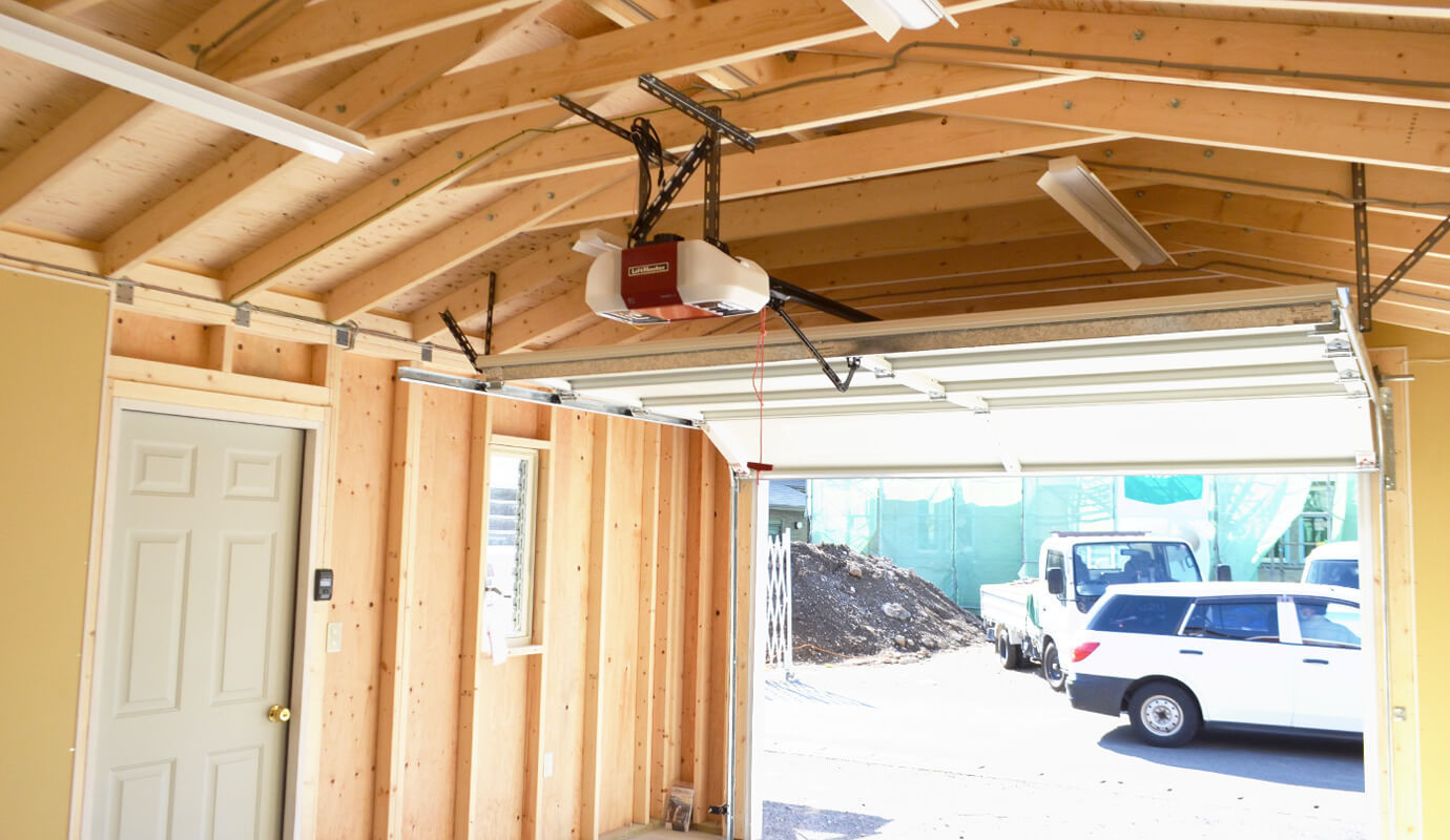 木造物置 施工事例 ガレージ