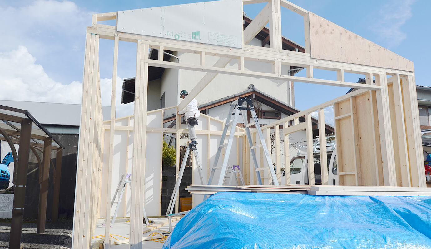 木造物置 施工事例 ガレージ