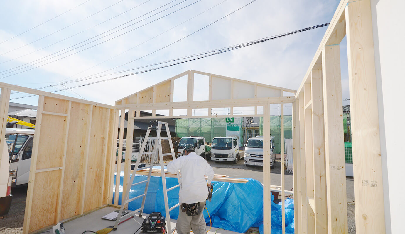 木造物置 施工事例 ガレージ