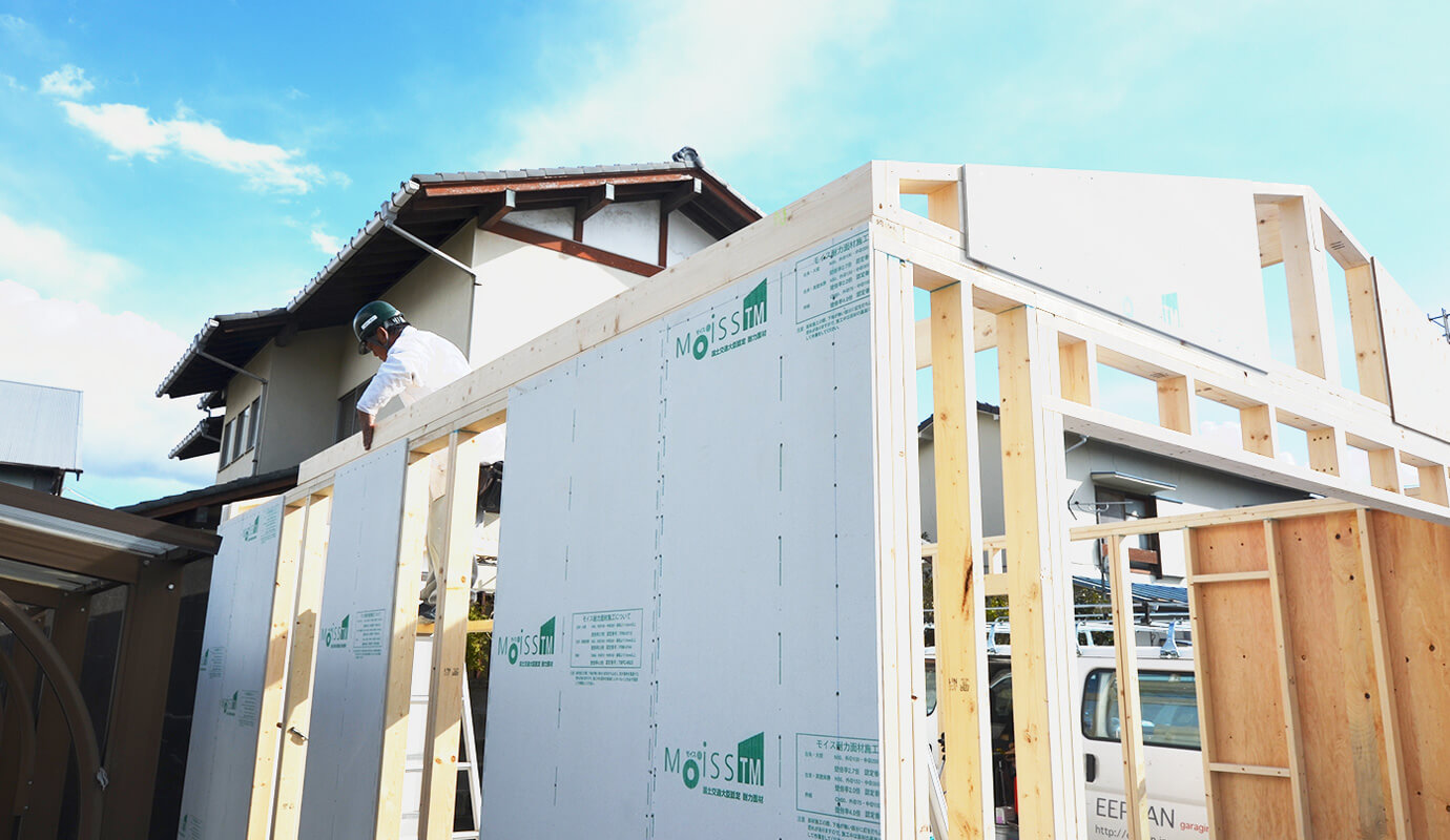 木造物置 施工事例 ガレージ