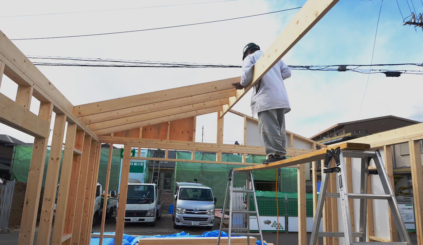 木造物置 施工事例 ガレージ