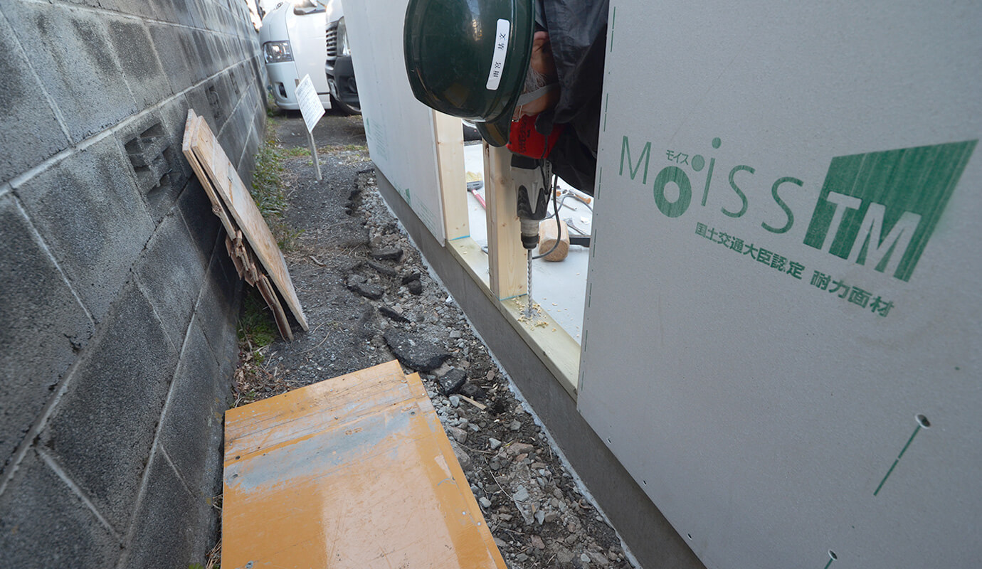 木造物置 施工事例 ガレージ