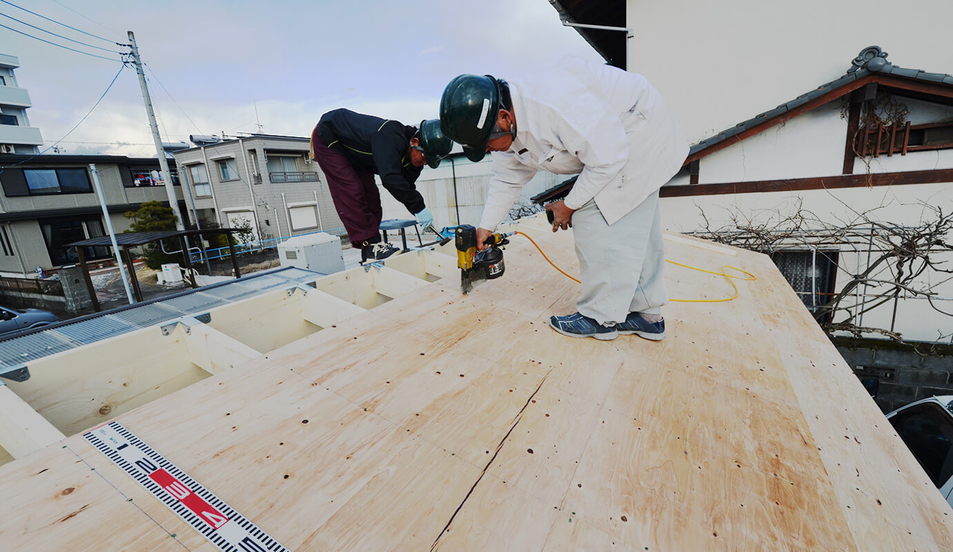 木造物置 施工事例 ガレージ