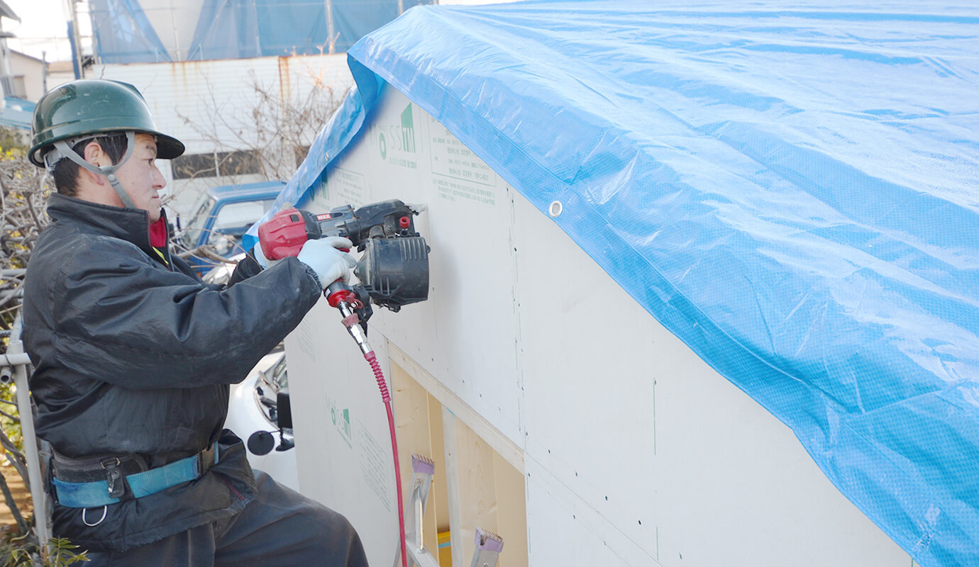 木造物置 施工事例 ガレージ