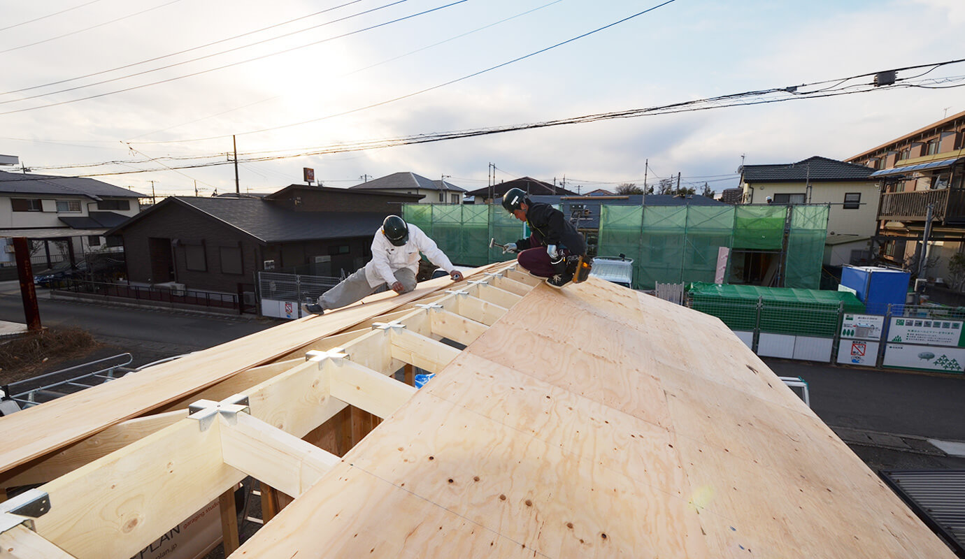 木造物置 施工事例 ガレージ