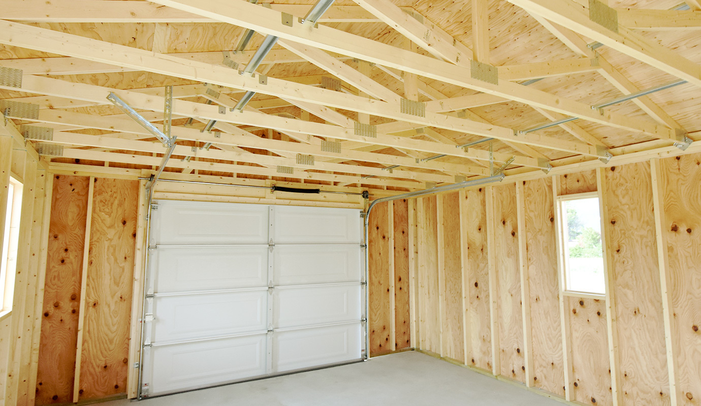 木の質感を生かした木造ガレージG-BB写真