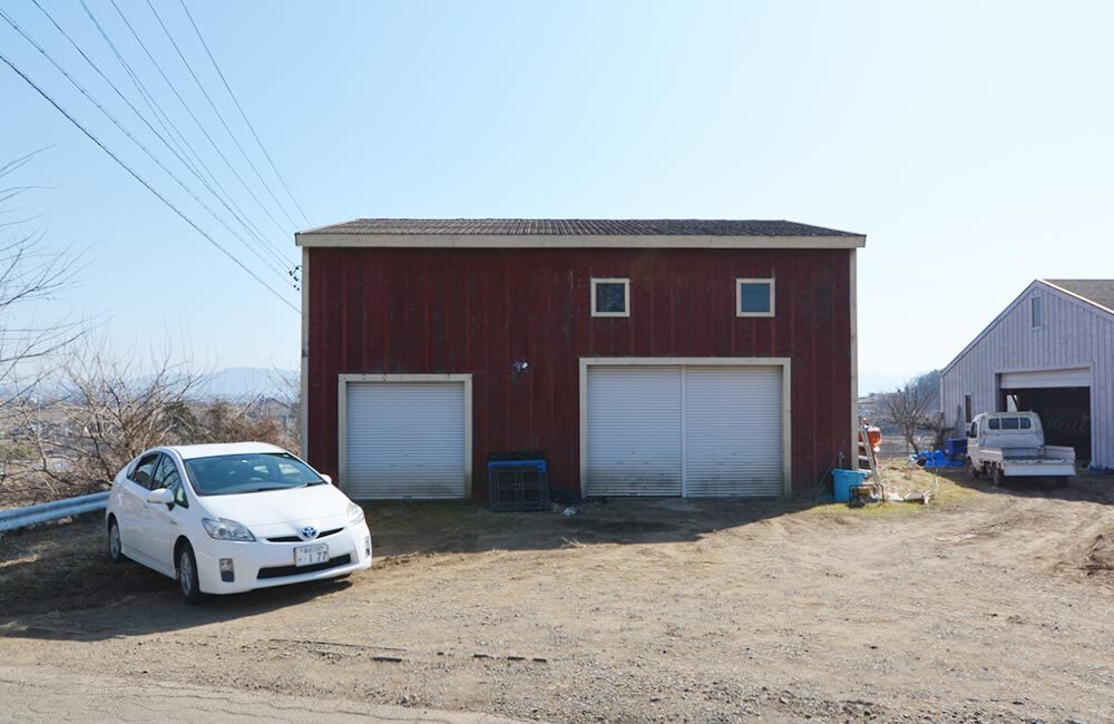 木造ガレージ 農業用倉庫