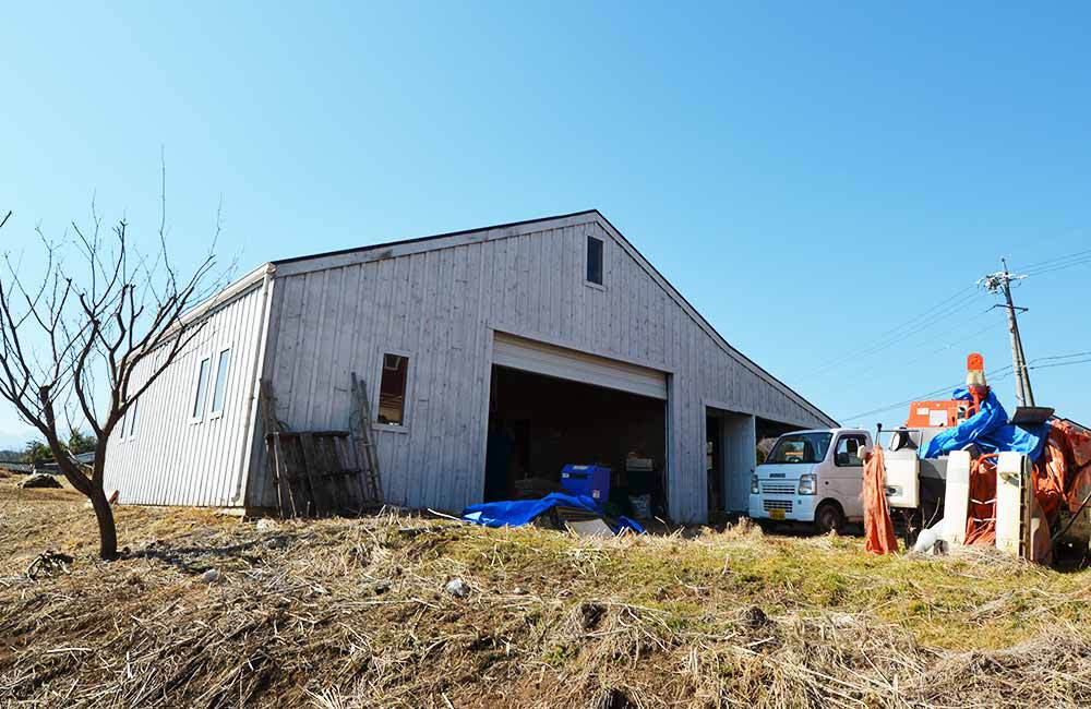 木造ガレージ 農業用倉庫