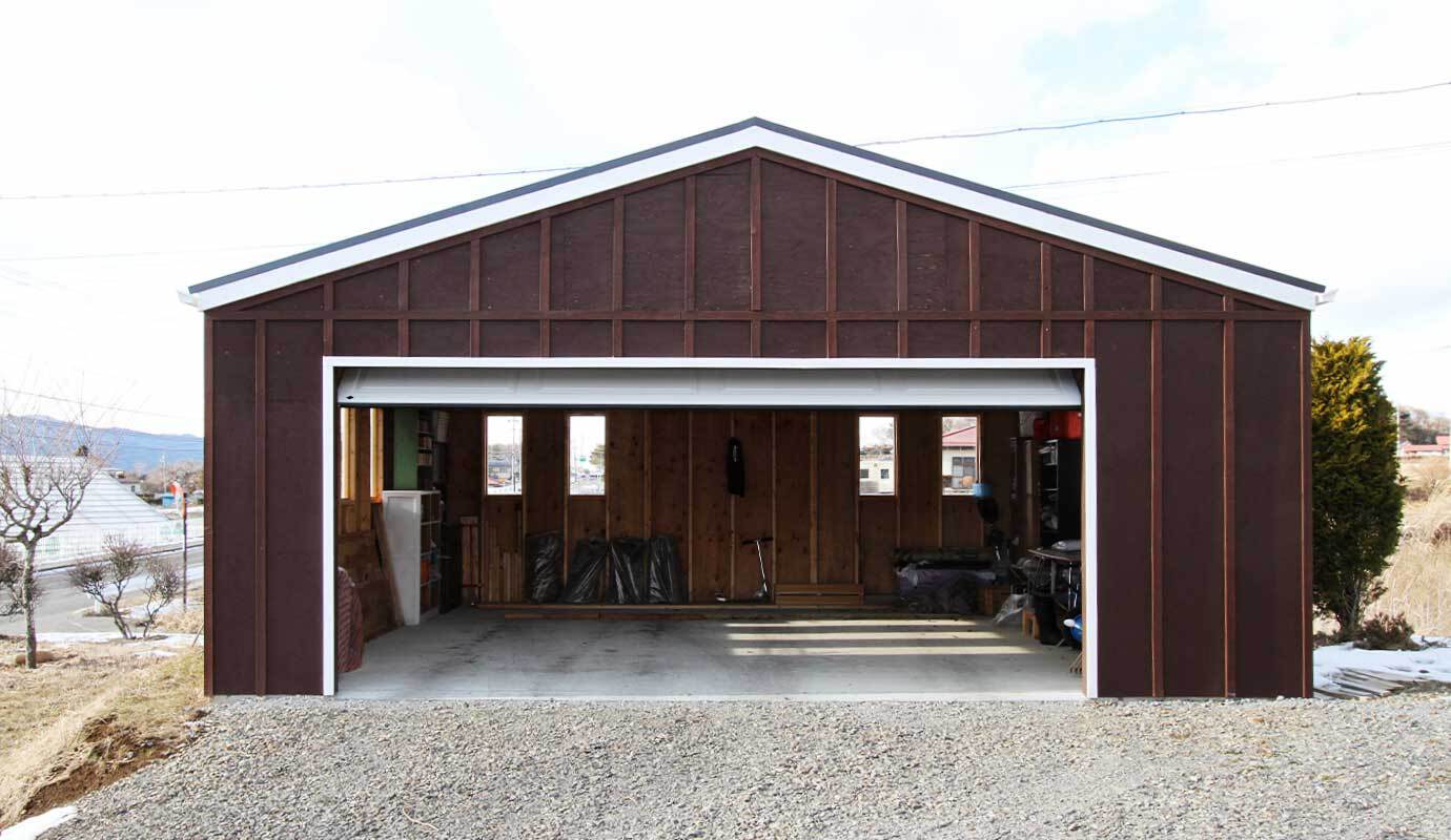 ガレージ,物置,小屋,工事,施工